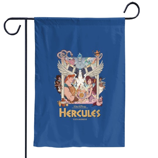 Disney Hercules Garden Flags, Retro Hercules 1997 Garden Flags, Magic Kingdom Garden Flags