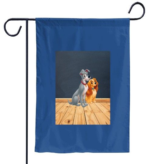 Lady and the Tramp Luggage Cover, Disney Dogs Luggage Cover Garden Flags