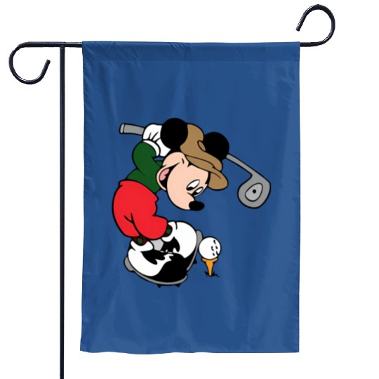 Mickey Golf Garden Flags, Garden Flags, Garden Flags, Disney Unisex Garden Flags, Disney Family Matching Garden Flags