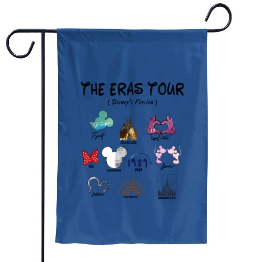 Disney Eras Tour Garden Flags, Princess Eras Tour Garden Flags, Magic Kingdom Garden Flags, Disney Girl Trip