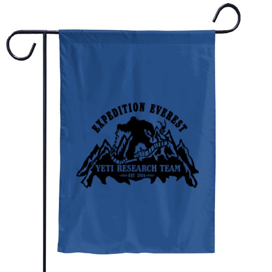 Disney Expedition Everest, Yeti Research Team Garden Flags, Disney Animal Kingdom Garden Flags,  Family Yeti Matching Garden Flags