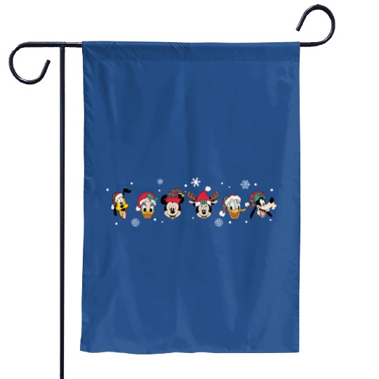Christmas Mickey and Friends Embroidered Sweater/ Family Christmas Disney Garden Flags