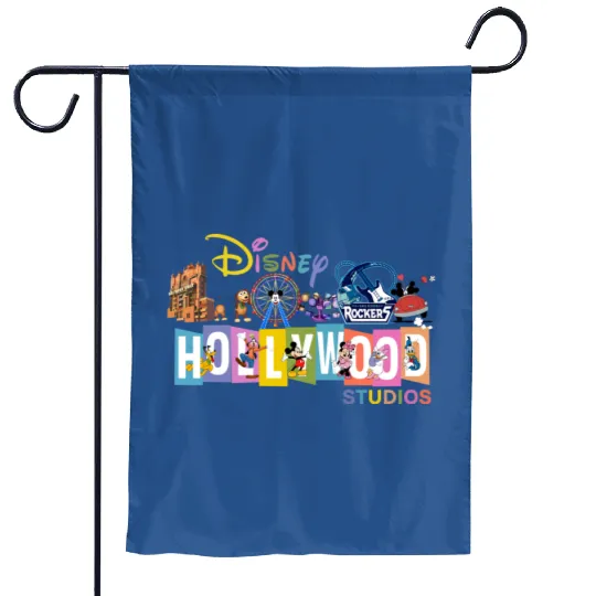 Disney Hollywood Studios Studio Tour Garden Flags Universal Studios Family Trip 2023 Garden Flags