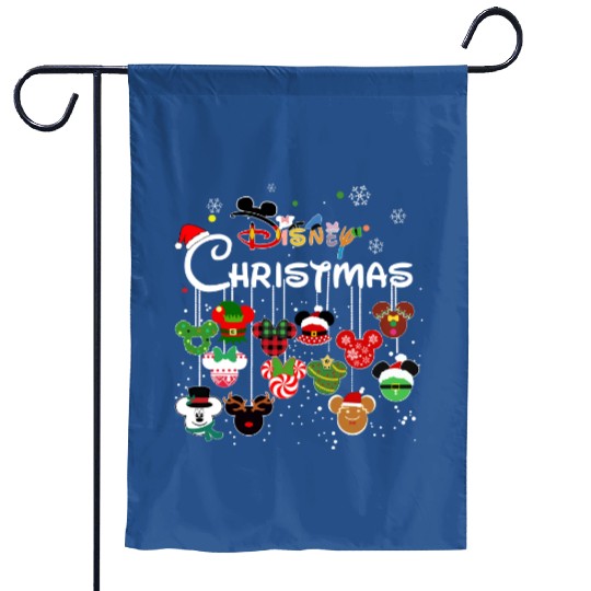 Disney Christmas Garden Flags, Merry and Bright Garden Flags
