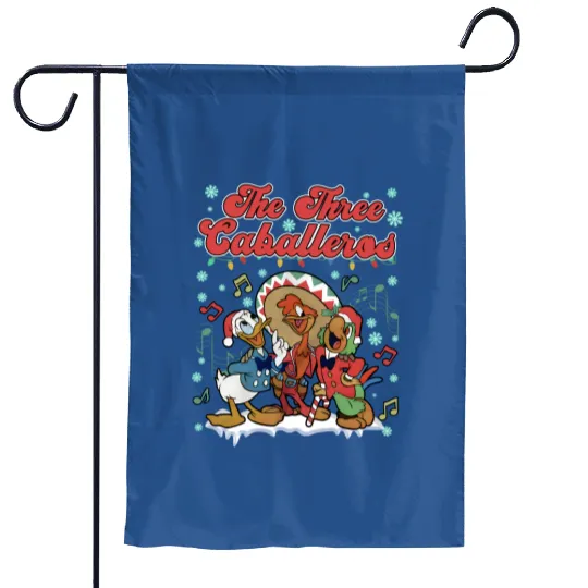 Disney The Three Caballeros Garden Flags,Three Caballeros Christmas