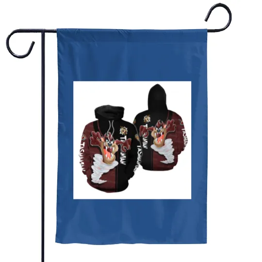 Tasmanian Devil Zipper Garden Flags, Disney Garden Flags, Cartoon Garden Flags