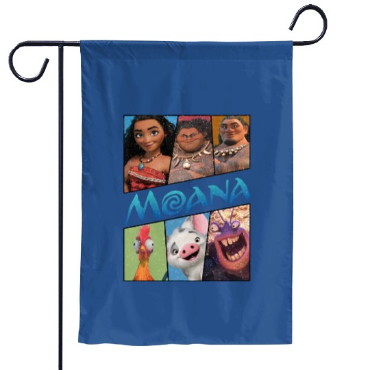 Disney Moana Group Shot Panels Garden Flags