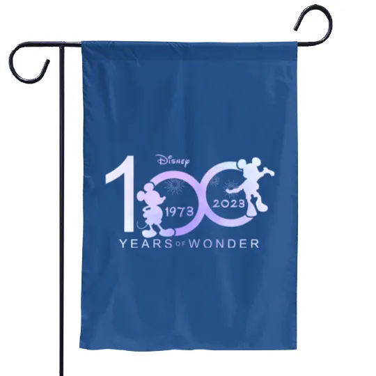 Disney 100 Years Of Wonder Garden Flags, 100 Year Anniversary, Disney 100th Garden Flags