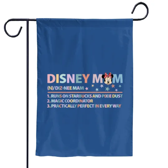 Disney Mom Garden Flags, Funny Mama Garden Flags, Happy Mother's Day Garden Flags
