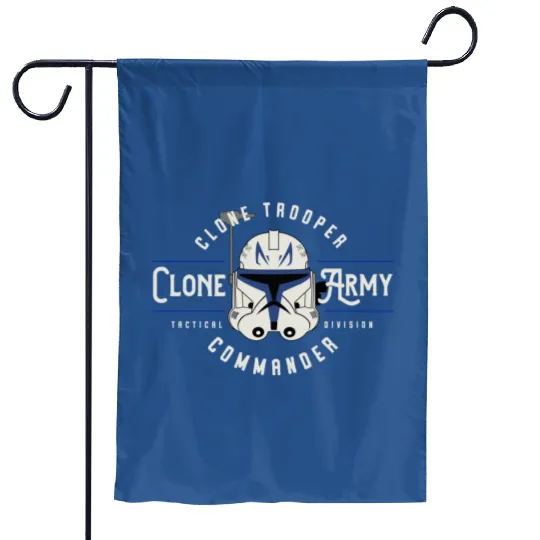 Star Wars Rex Clone Wars Clone Army Commander Emblem Garden Flags, Vintage Disney Star Wars Garden Flags, Clone Trooper Star Wars Garden Flags