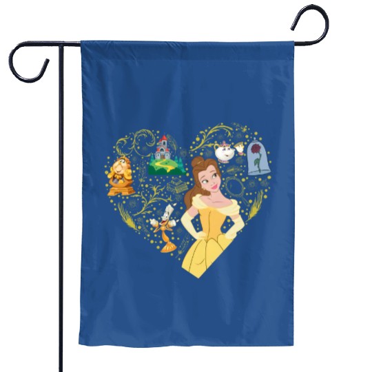 Disney Princess Belle Beauty and the Beast Garden Flags
