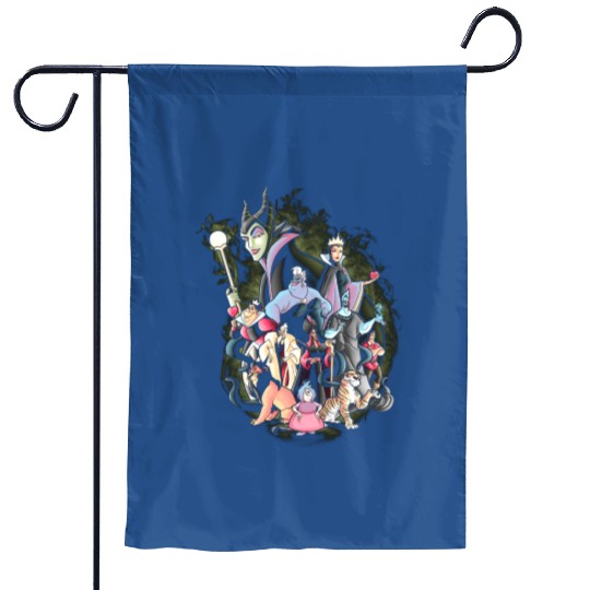 Discover Wickedness Disney Villain Garden Flags