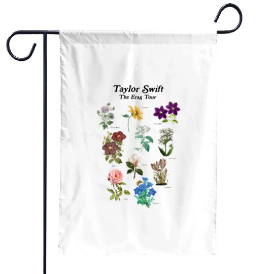 Floral Tay.lor S.wi.ft Eras Garden Flags