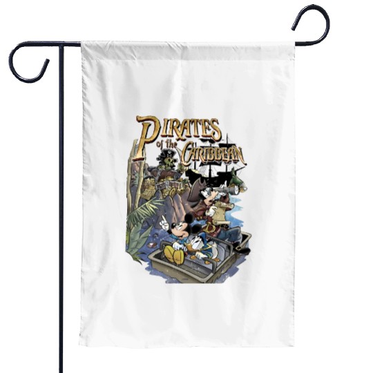 Disney Garden Flags, Pirates Of The Caribbean Garden Flags, Mickey and Friends Garden Flags