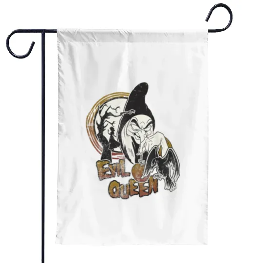 Disney Snow White Witch Poison Apple Graphic Garden Flags, Princess Snow White Garden Flags, Vintage