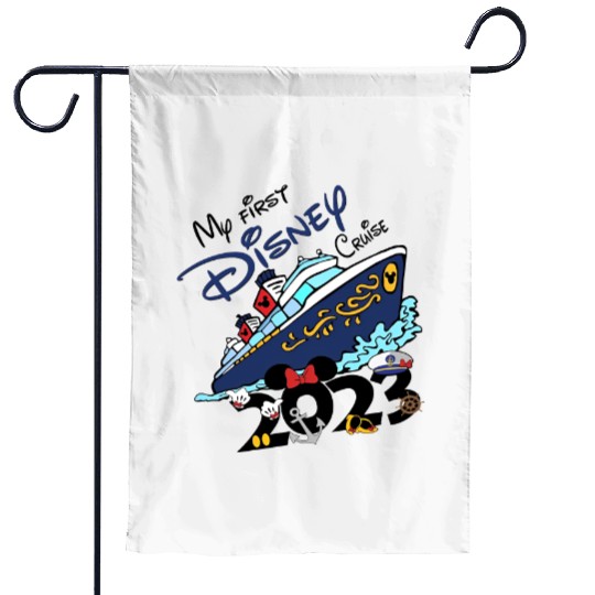 My First Disney Cruise Garden Flags, 2023 Ship