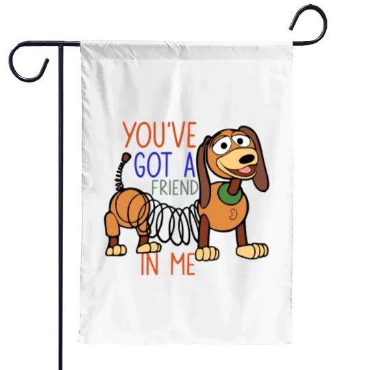Slinky Dog Disney Garden Flags, Disney Garden Flags, Mickey Ears Slinky Dog Garden Flags