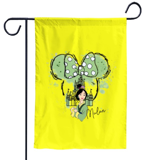 Mulan Princess Garden Flags, Disney Mulan Princess Garden Flags, Disney Princess Garden Flags, Disney Mulan Garden Flags