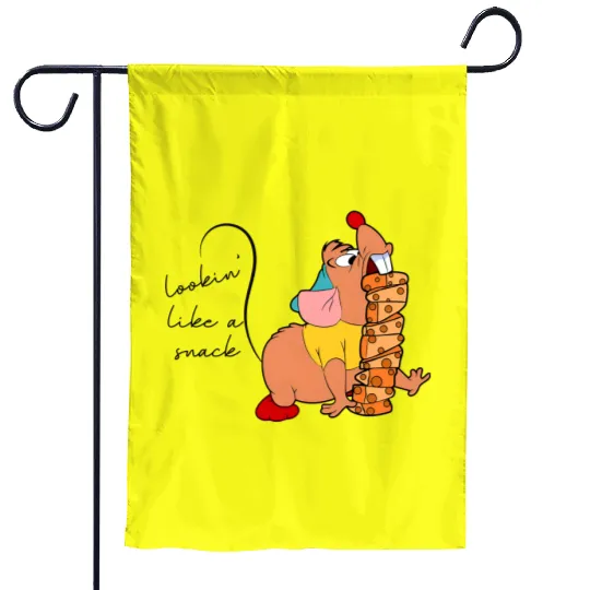 Lookin' Like A Snack Gus-Gus Garden Flags, Disney Cindrella Garden Flags, Disney Snacks