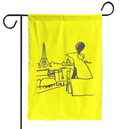Vintage Ratatouille Garden Flags, Disney  Color Garden Flags, Chef Remy Garden Flags