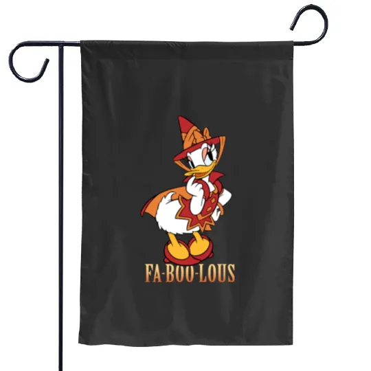 Daisy Disney Halloween Daisy Duck Witch Costume Fa-Boo-Lous Unisex Gift Garden Flags