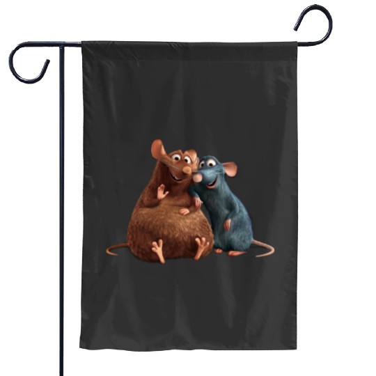Ratatouille Emile and Remy Disneyland 2023 Garden Flags Disney Trip 2023