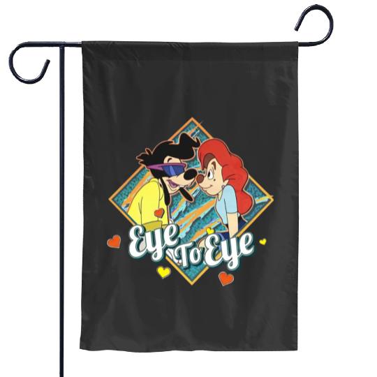 Retro 90s Disney Couples A Goofy Movie Powerline Roxanne Eye To Eye Garden Flags