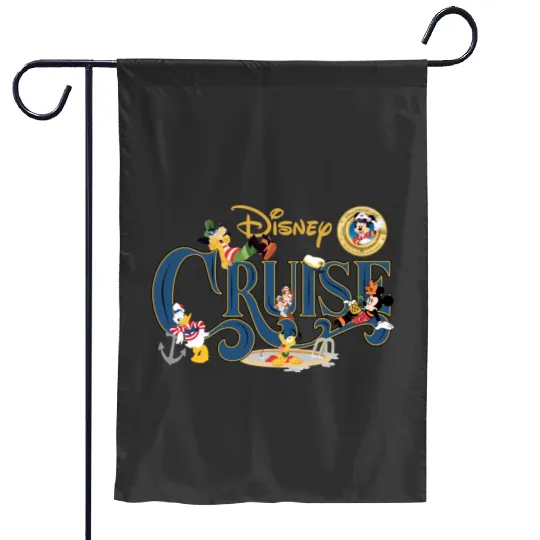 Disney Wish Cruise Garden Flags, Wish Cruise Garden Flags, Disney Cruise Garden Flags, Mickey and Friend Garden Flags
