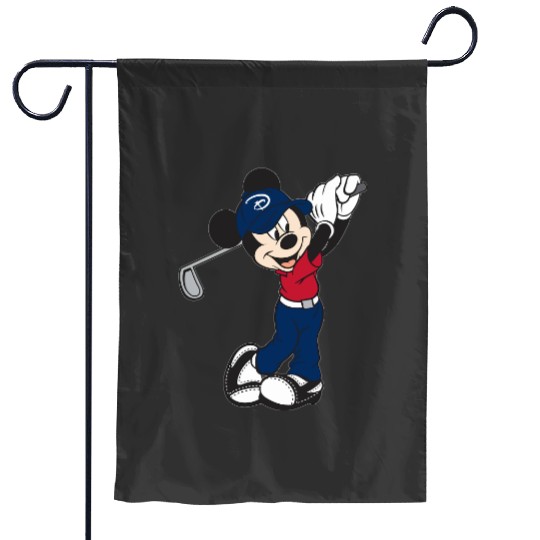 Mickey Golf Garden Flags, Disney Unisex Garden Flags, Disney Family Matching Garden Flags