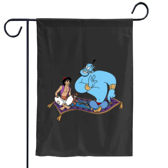Disney Aladdin Genie Garden Flags, Aladdin Genie Garden Flags