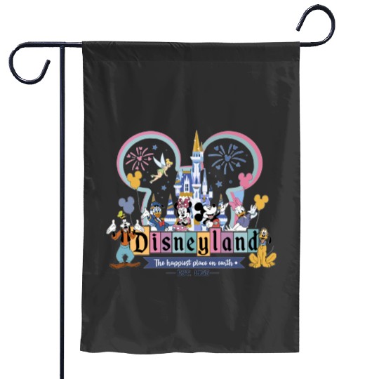Disneyland Garden Flags, Disneyland Est 1955, Disneyland Garden Flags, Disney Garden Flags