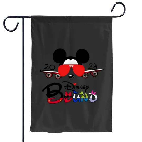 Disney Bound 2024, Disney Airplane, Mickey Disney Garden Flags