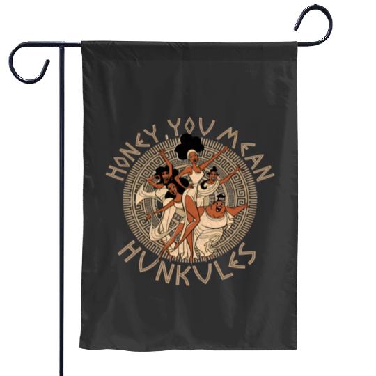 Hercules Honey You Mean Hunkules Diva The Muses Retro Garden Flags Greek Mythology Disney Garden Flags Cool Gift Ideas Men Women