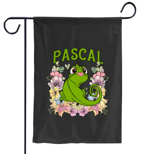 Tangled Pascal Garden Flags, Tangled Garden Flags, Rapunzel Family Garden Flags, Disney Floral Garden Flags, Disney Floral Garden Flags