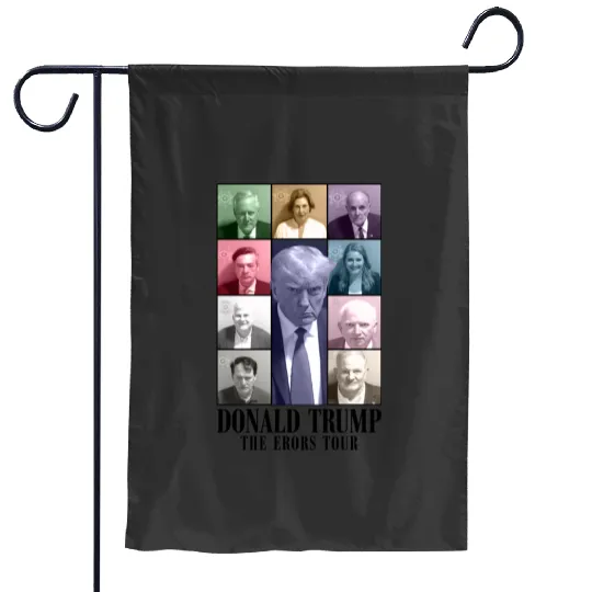 Donald Trump Eras Tour Garden Flags, Trump Mugshot Garden Flags, Funny Eras Tour Garden Flags, Funny Political Garden Flags