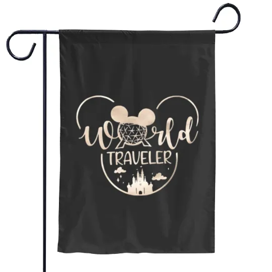 World Traveler Epcot Garden Flags, Epcot Disney Garden Flags, Matching Epcot Garden Flags
