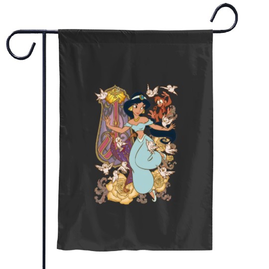 Princess Jasmine Aladdin  Color Garden Flags, Disney Garden Flags