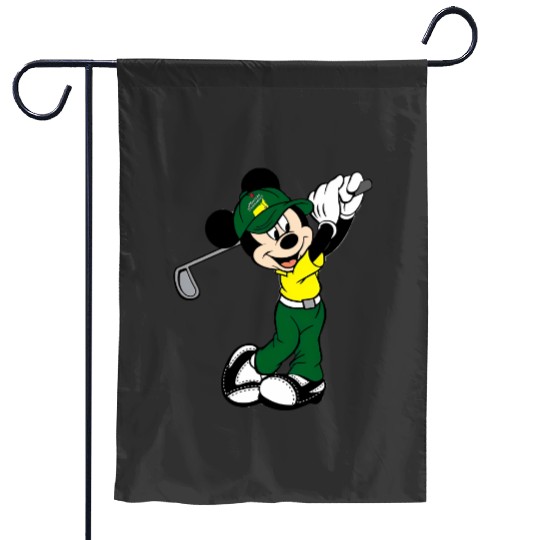 Colors Mickey Golf Garden Flags, Disney Family Matching Garden Flags
