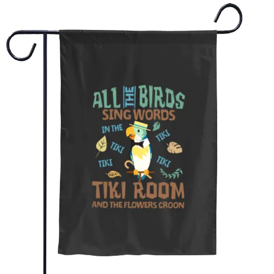 Tiki Room Tank, Enchanted Tiki Room Garden Flags, Disneyland Tank, Disney Tank,