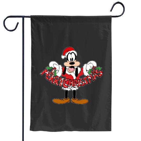Disney Goofy Christmas Garden Flags, Funny Merry Christmas Garden Flags