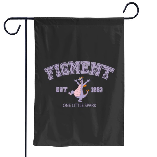 Disney Figment Est 1983  Garden Flags, Disney Epcot Figment Garden Flags