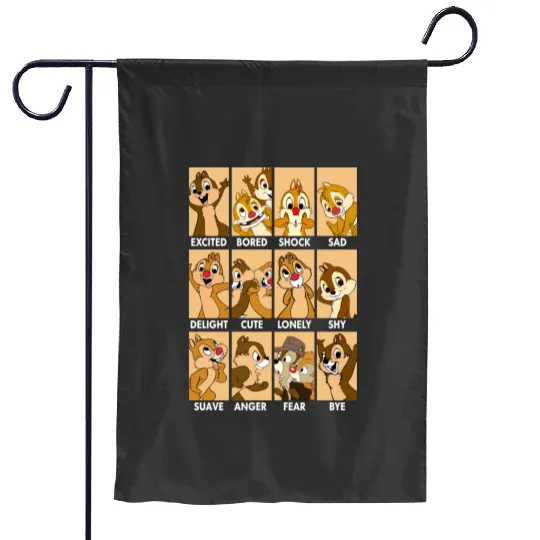 Chip n Dale Mode Garden Flags,Chip And Dale Garden Flags,Chip And Dale,Disney Chip And Dale,Chip Garden Flags