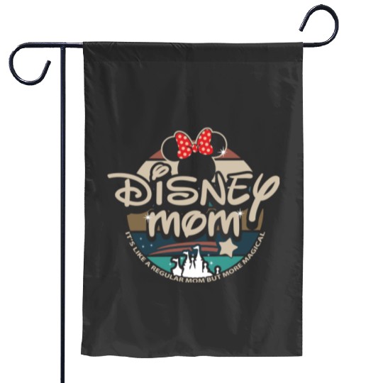 Disneyland mom Garden Flags, Disneyworld Garden Flags, Disneyworld mom Garden Flags