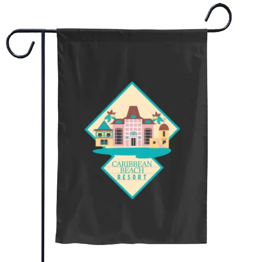 Discover Caribbean Beach Resort - Disney World - Garden Flags