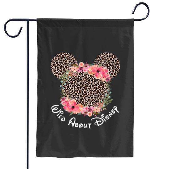Leopard Wild About Disney Minnie Mouse Mommy And Me Garden Flags