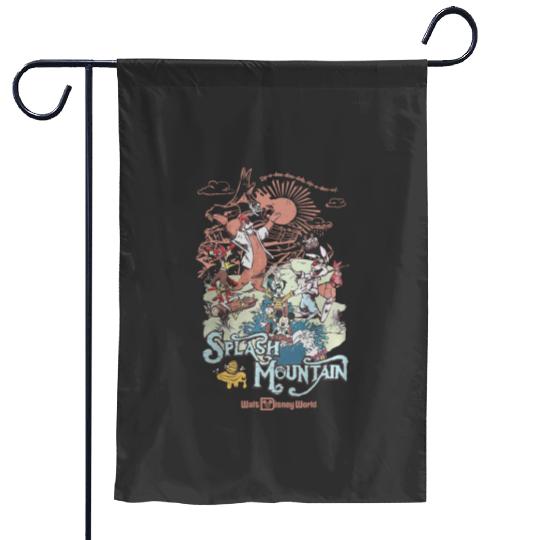 Disney Splash Mountain Garden Flags, , Disney Garden Flags, Disney Family Garden Flags