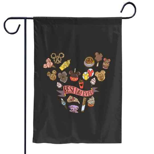 Best Day Ever Garden Flags, Disney Trip family Vacation 2022  Garden Flags