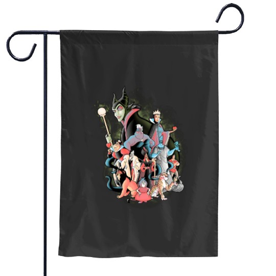 Disney Villain Garden Flags, Maleficent Evil Queen, Disneyland Garden Flags