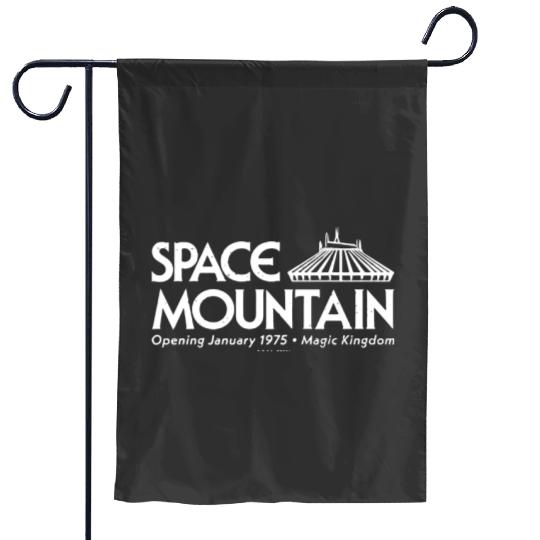 East Coast Space Mountain (White) - Theme Park Series - Disney - Garden Flags