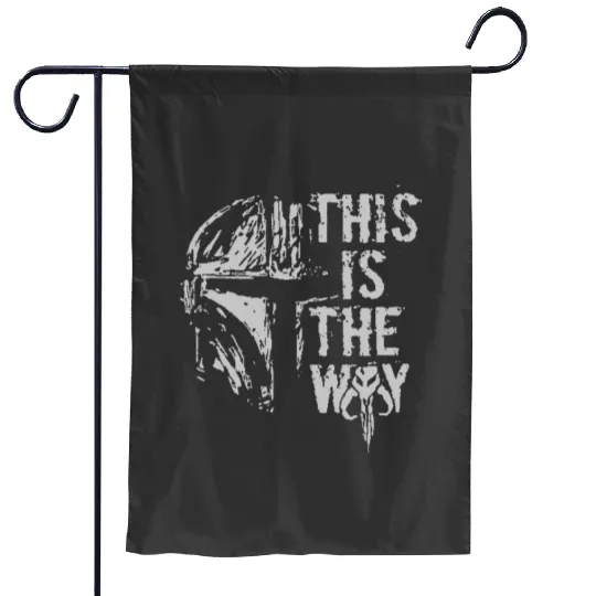 This Is The Way Garden Flags, Mandalorian Garden Flags, Disney Garden Flags